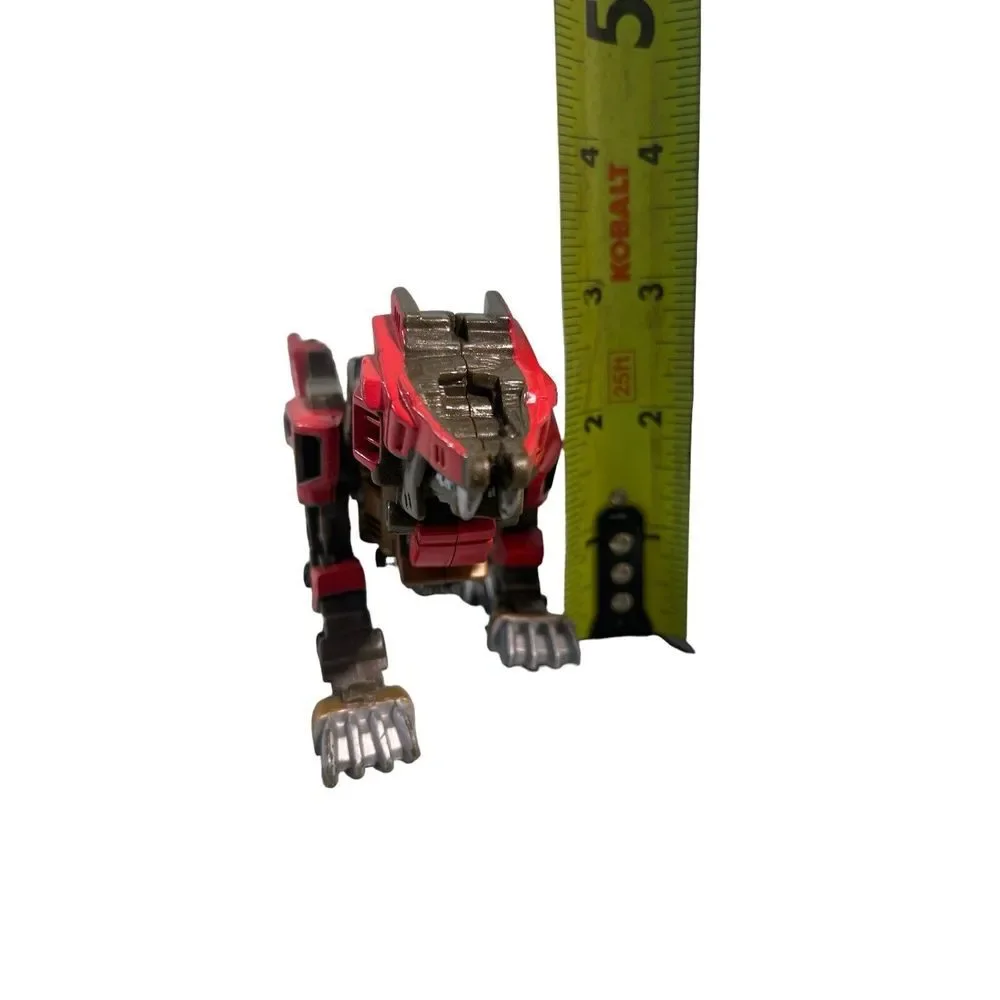 Tomy Hasbro Zoids Liger Zero X Red Action Figure 2002 *Missing Parts* Incomplete